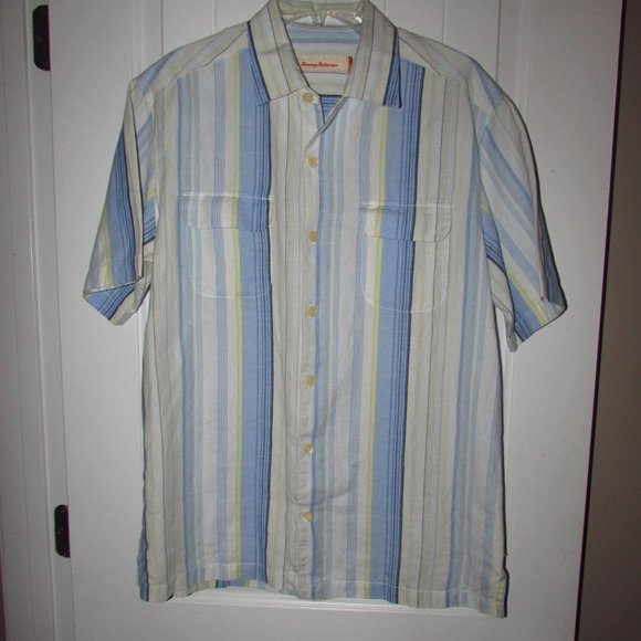 Tommy Bahama Short Sleeves Shirt Men's Medium - Picture 4 of 13